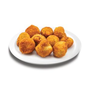 Töltött rántott gomba